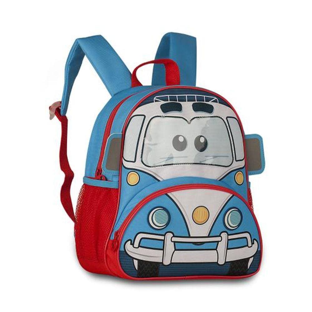 Mochila de Costas 32cm Infantil Carro e Bombeiro Clio CP24000D