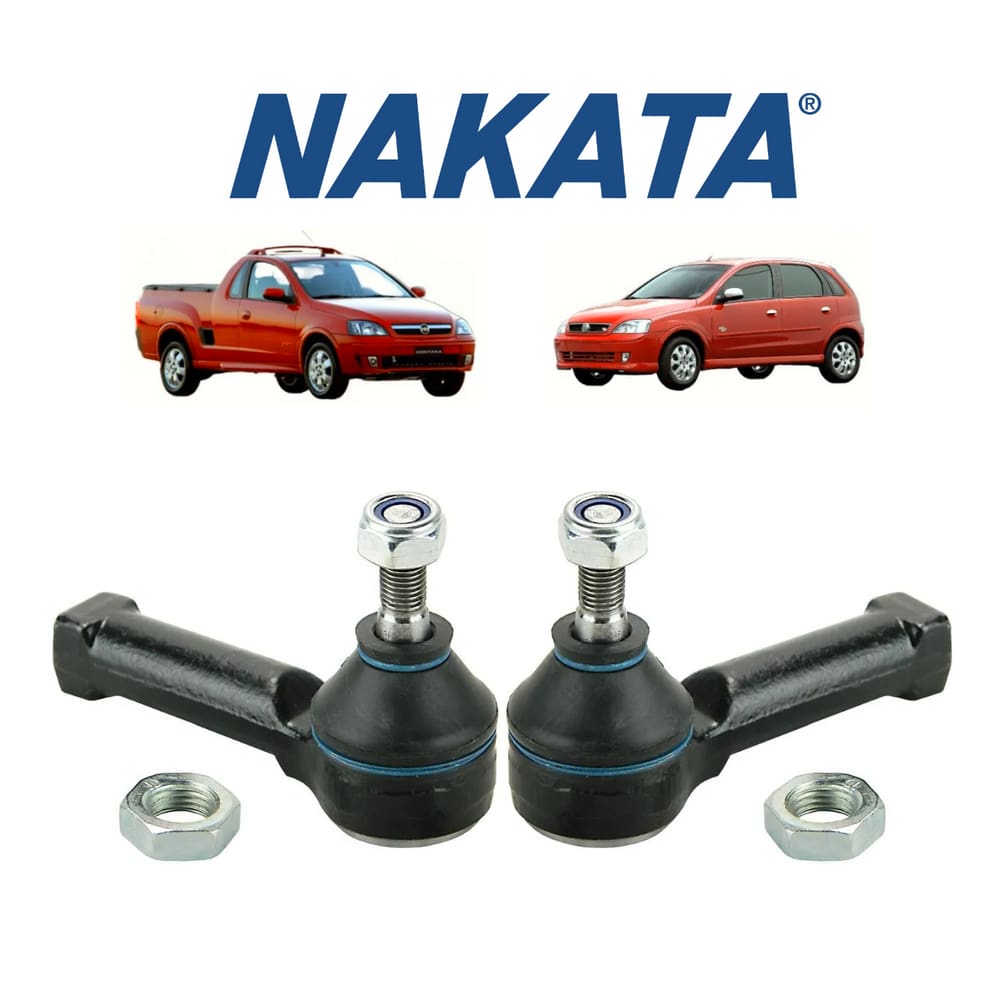 Terminal Dianteiro Direção Nakata Esquerdo+Direito Chevrolet Corsa 2002 A 2012