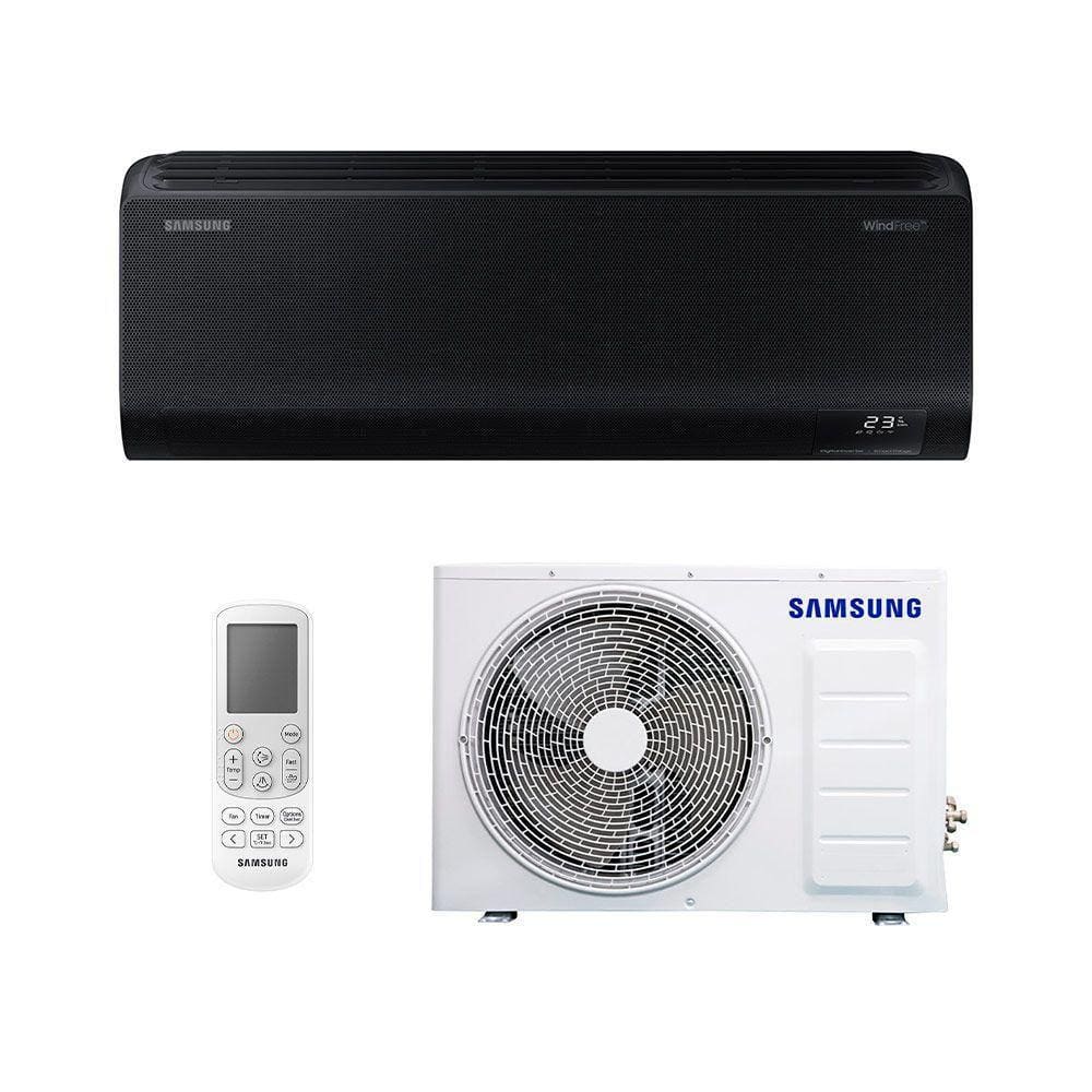 Ar Condicionado Hw Inverter Windfree Connect Black Samsung 18000 Btus Quente/frio 220v Monofásico