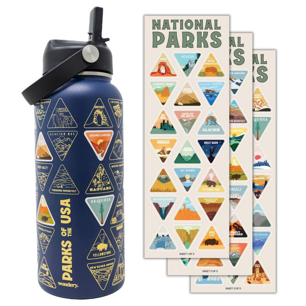 Garrafa de água Wondery  National Parks of the USA 960m