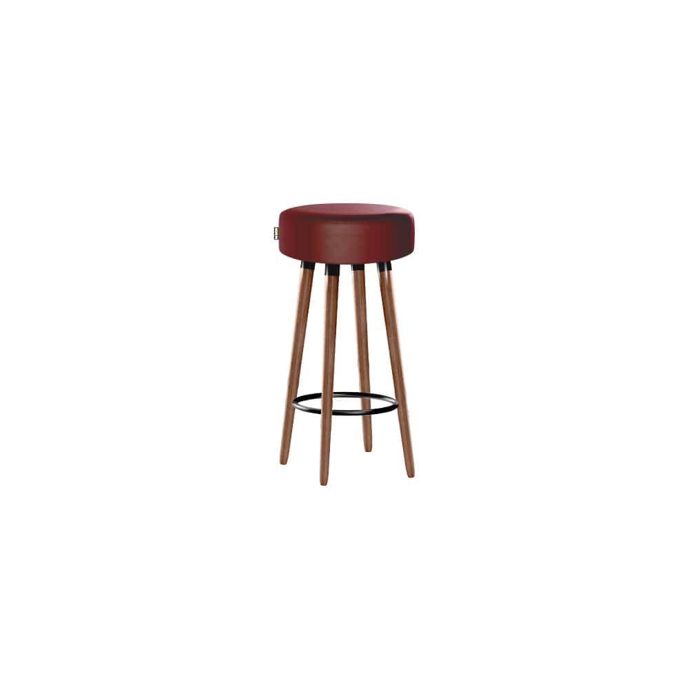 Banqueta Alta Pés Palito Roma Romã 70cm