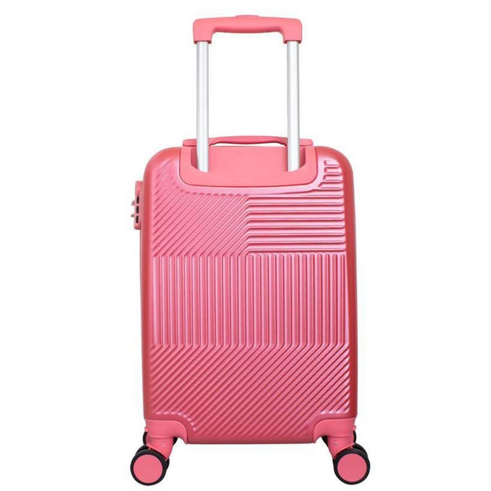 Mala De Viagem Abs Grande Mão Rodinhas 360 Anac Bordo Rosa