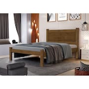 Cama Casal em Mdf Prisma Jequitibá/Off White