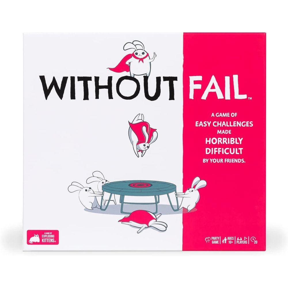 Jogo Exploding Kittens Without Fail 150 cartas para crianças e adultos