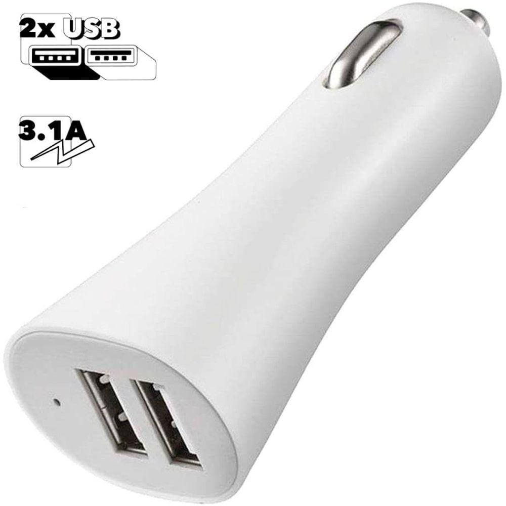 Carregador Veicular 3.1A C/2 Entradas USB Carga rápida Celular Universal
