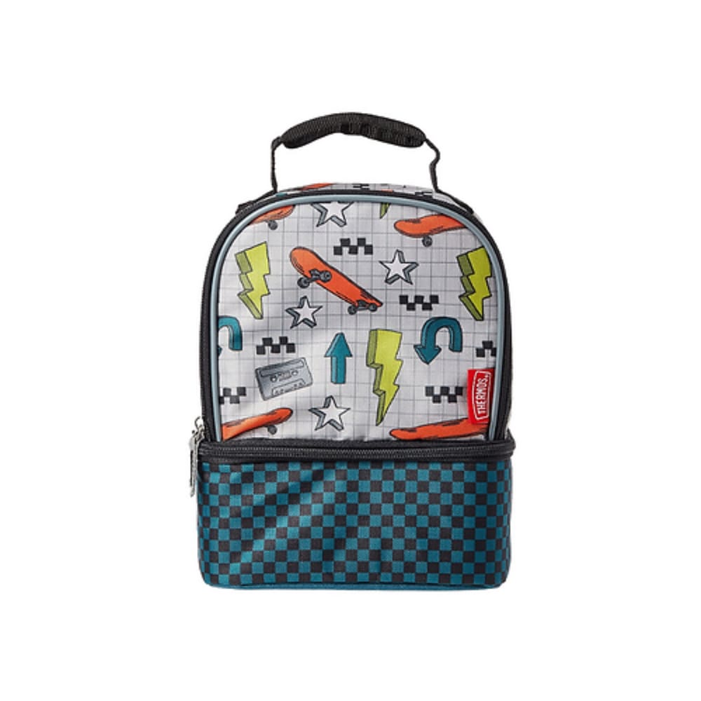 Lancheira infantil isolamento térmico thermos estampada Skate