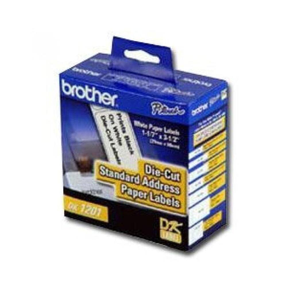 Etiqueta Brother 29mmx90mm DK-1201 Pré Cortada