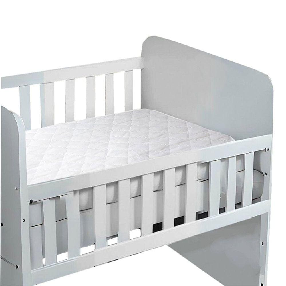 Protetor Colchão Mini Berço Bebe Antiacaro Anti Xixi Capa Impermeavel 100% Algodão Elastico 40x80cm