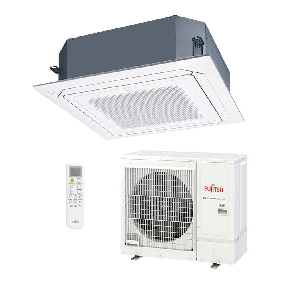 Ar Condicionado Split Cassete Inverter R-32 Fujitsu 35000 Btus Quente/frio 220v Aubh36krlb