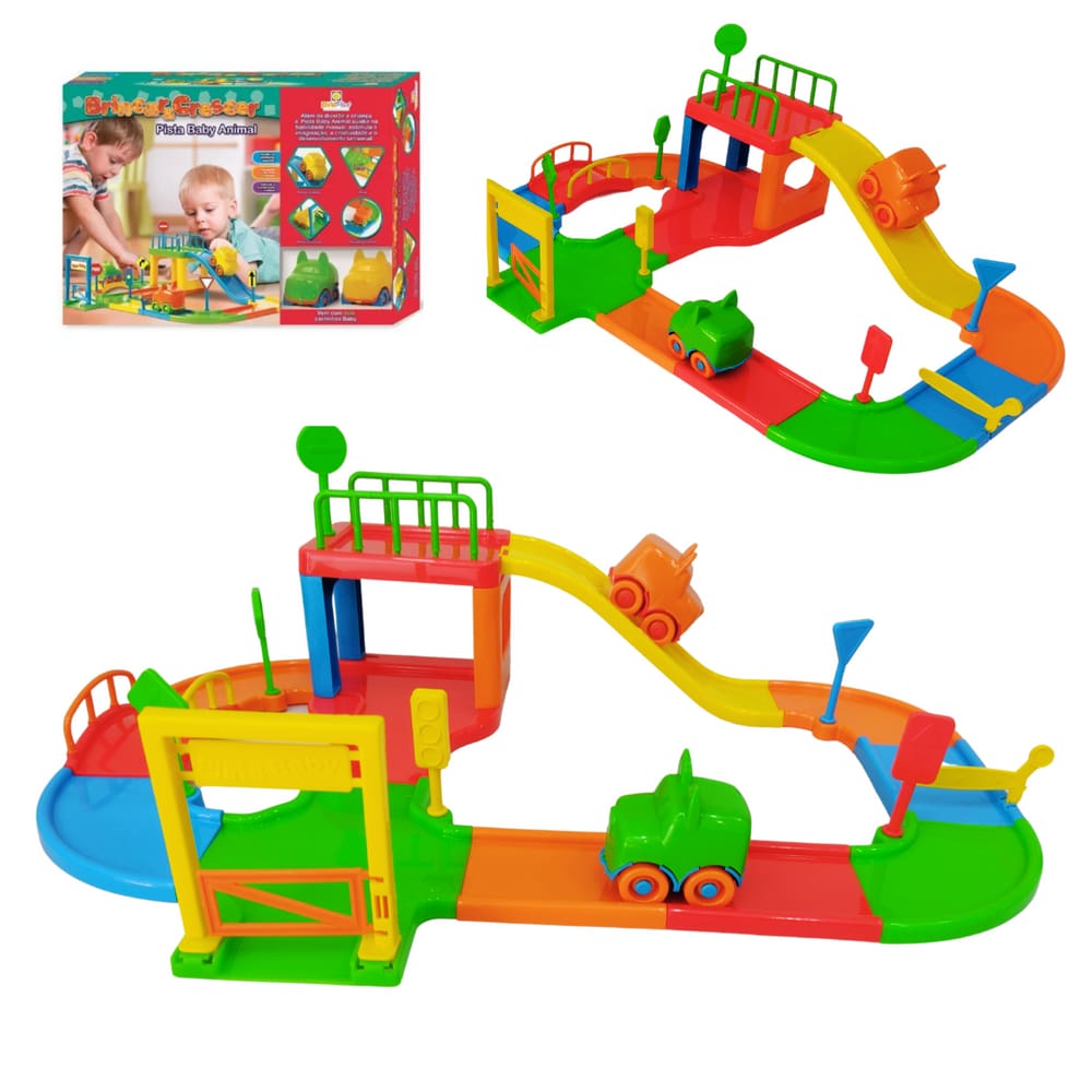 Brinquedo Pista De Carrinho De Corrida Infantil Baby