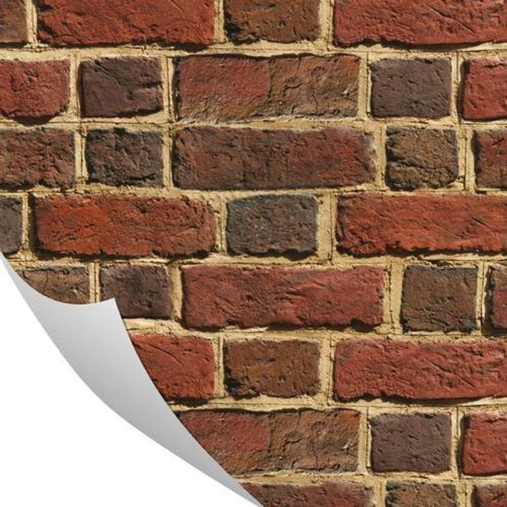Papel De Parede Pedra Tijolinho Barro 0,57 X 3M