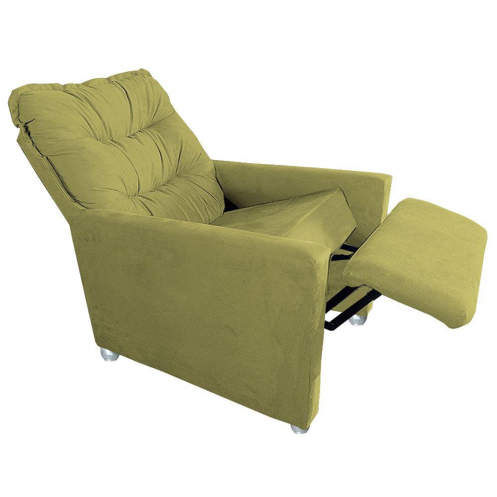 Poltrona Reclinavel Do Papai e Mamãe Italia Amarelo