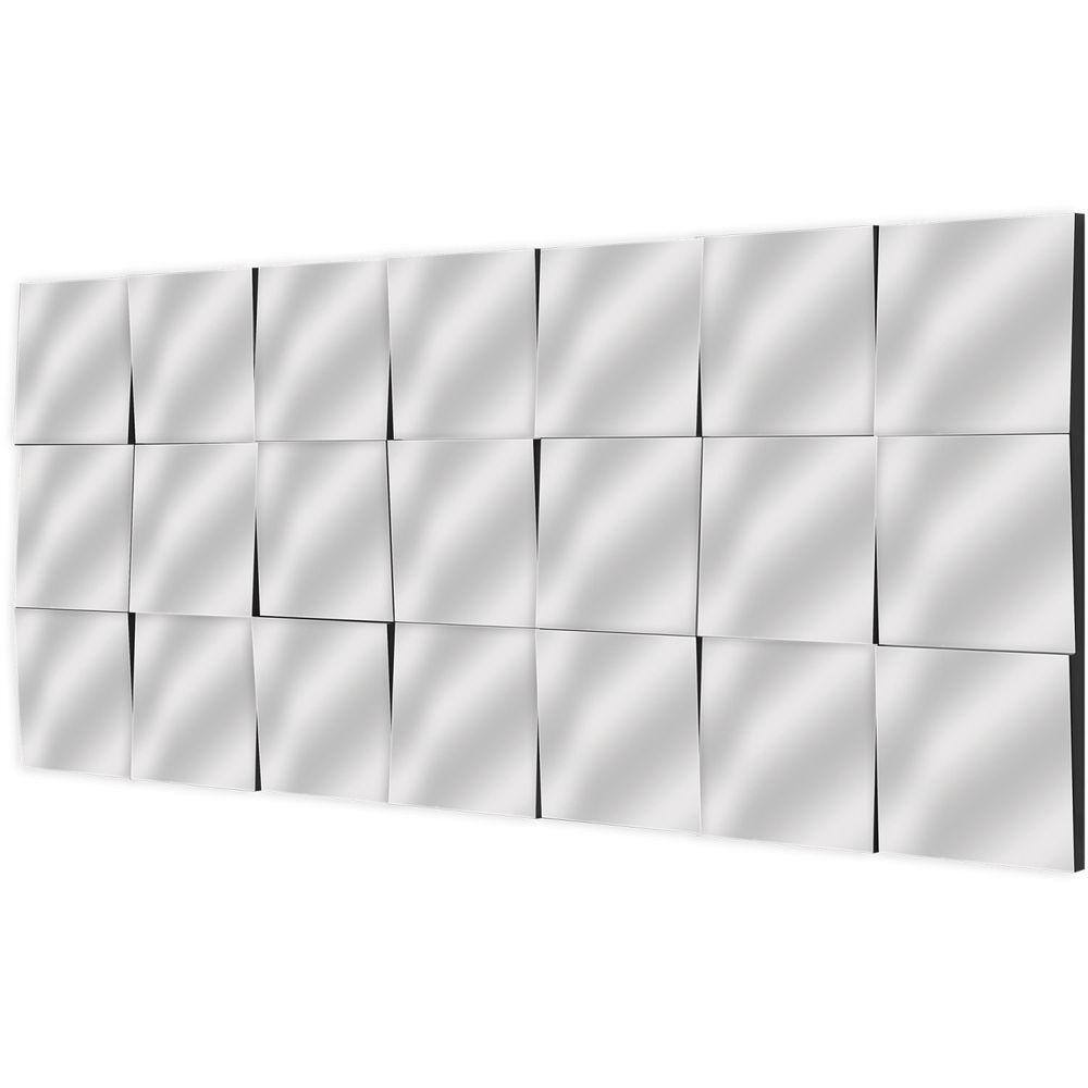 Espelho 3D Bisote 75x175cm PP BW Quadros Preto