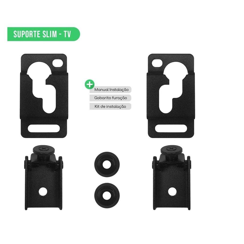 Suporte De Parede Para Tv Televisão Monitor Led Lcd Oled 13 À 70 Polegadas Vesa Aço