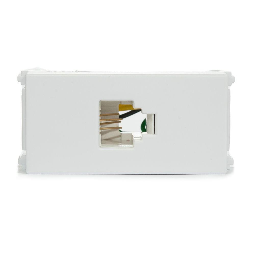 Tomada de Comunicacao RJ11 4 Fios Refinatto Weg Branco