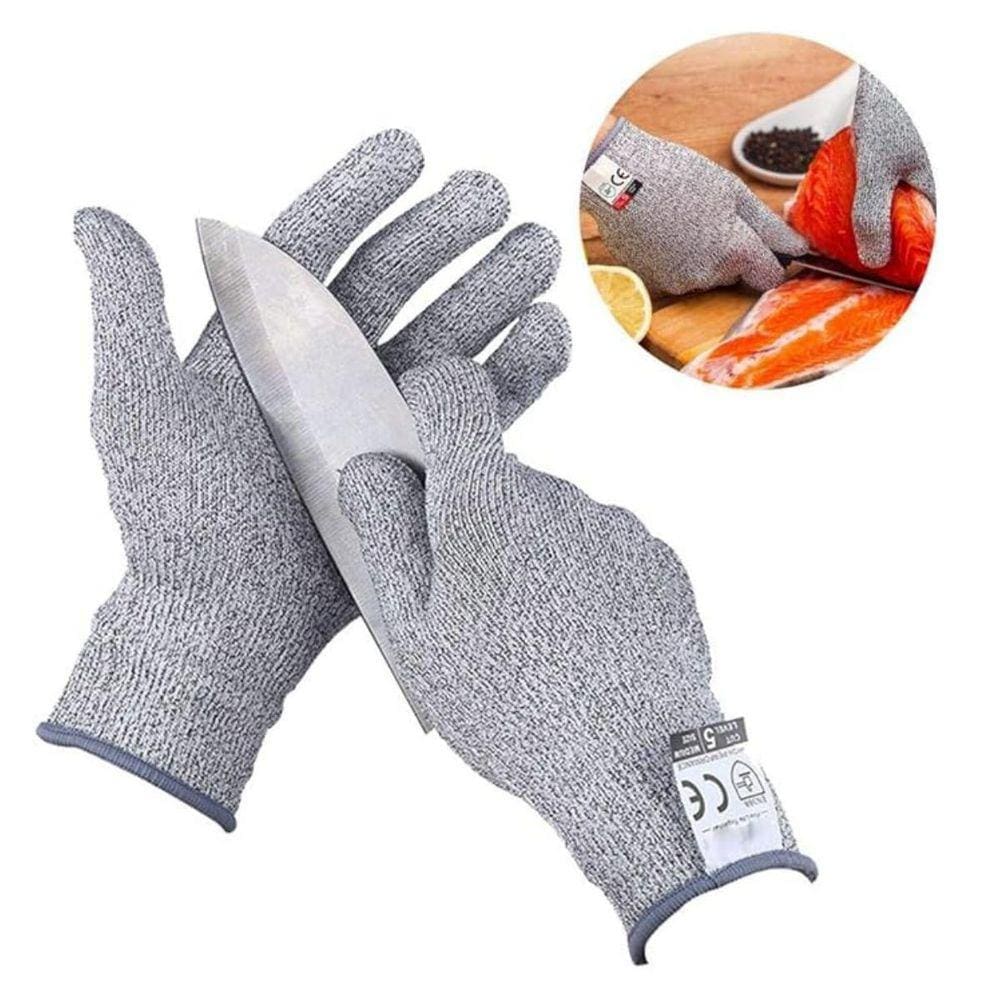 Par Luvas Anti Corte Proteção Profissional Alta Resistência