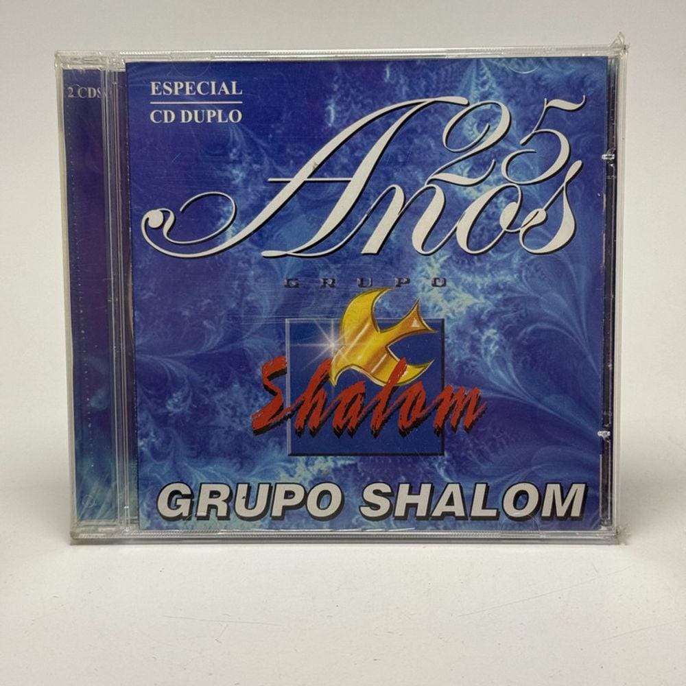 Cd Grupo Shalom - 25 Anos - Especial Cd Duplo