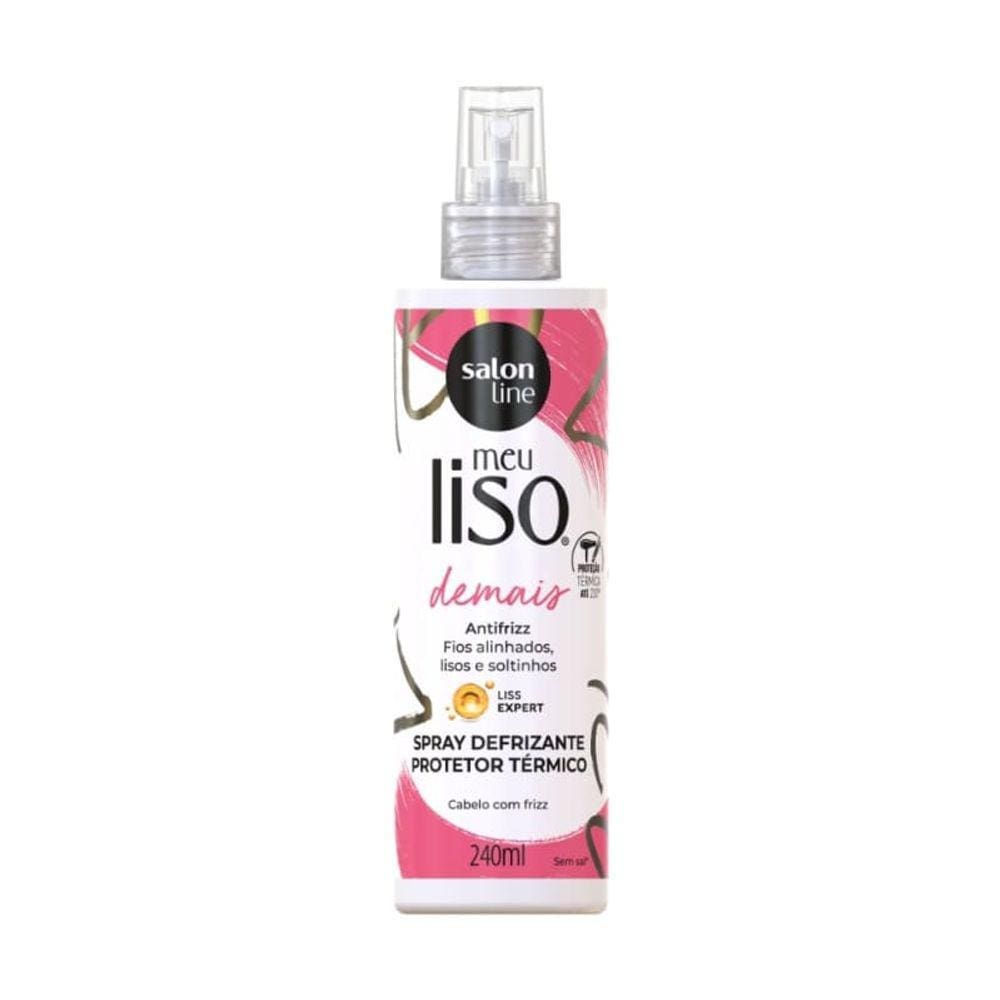 Defrizante Salon Line Spray Meu Liso Demais 240ml