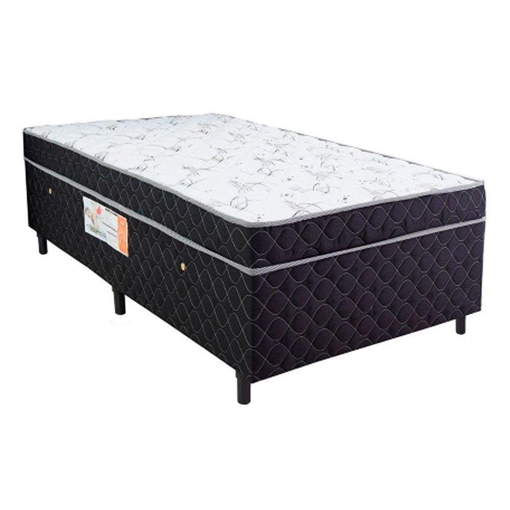 Cama Box Base Conjugada Mola Solteiro King Poliester (110Kg - 0.96X2.03X56)