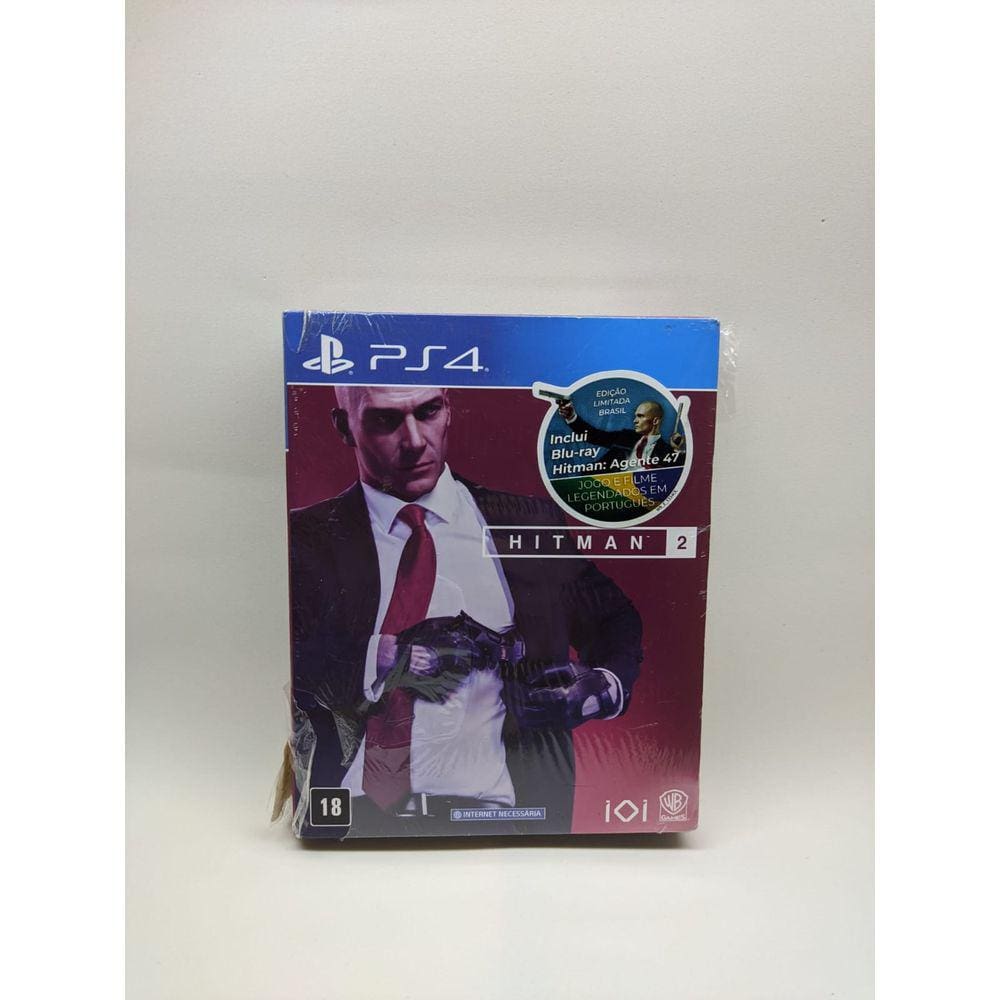 jogo hitman 2 edição especial + filme ps4 lacrado
