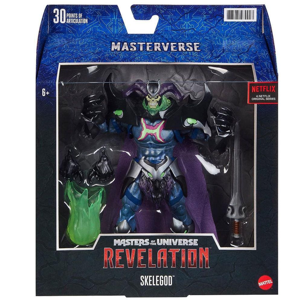 Boneco Master of Universe Revelation 20cm Skelegod Mattel