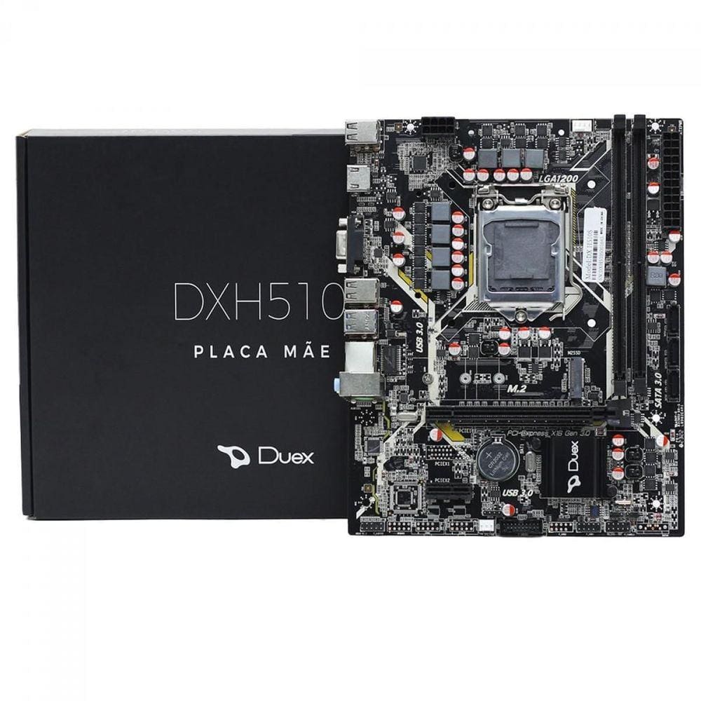 Placa Mãe Duex Dx H510S M.2 Intel Lga 1200 Ddr4