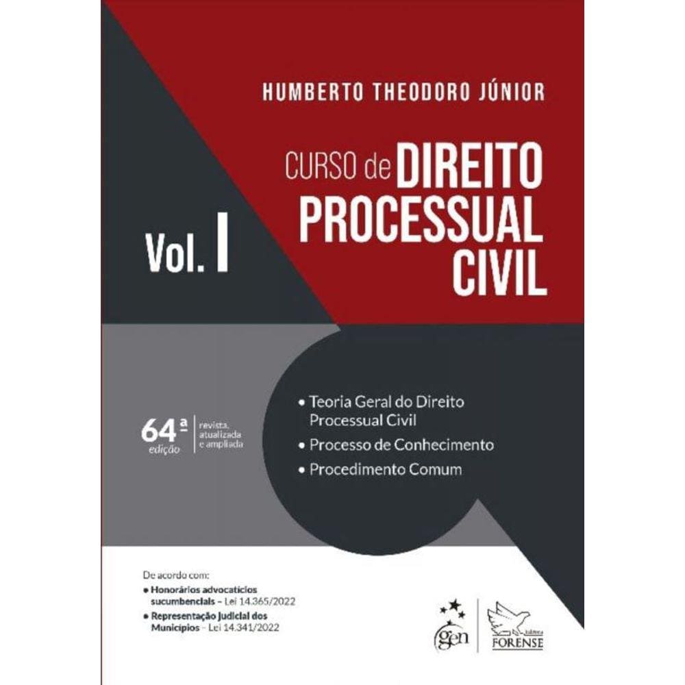 Curso de Direito Processual Civil - Vol. I - 64Ed/22