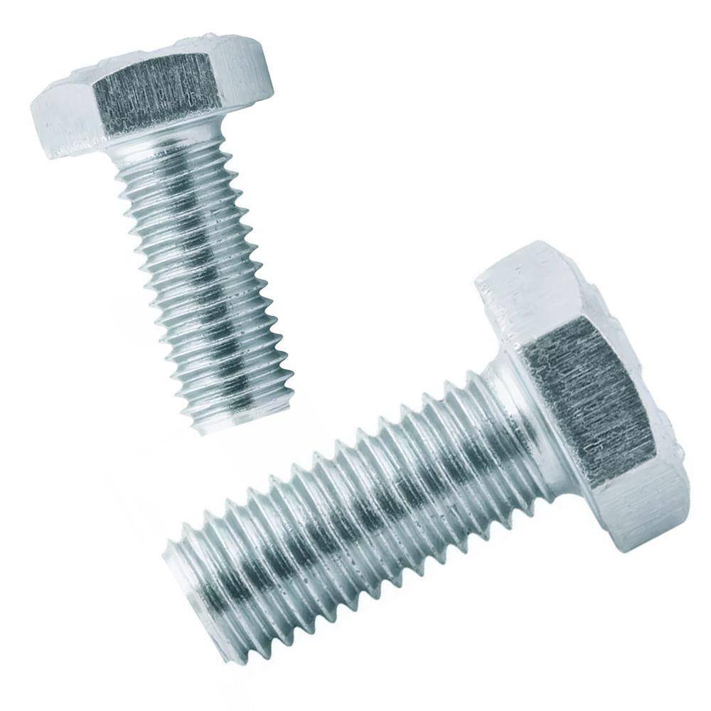 Parafuso Sextavado 3/16 X 1/2 Unc Zinco Branco - 200Un