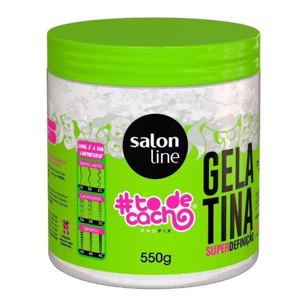 SalonLine Gelatina #todecacho Super Definição - 550g