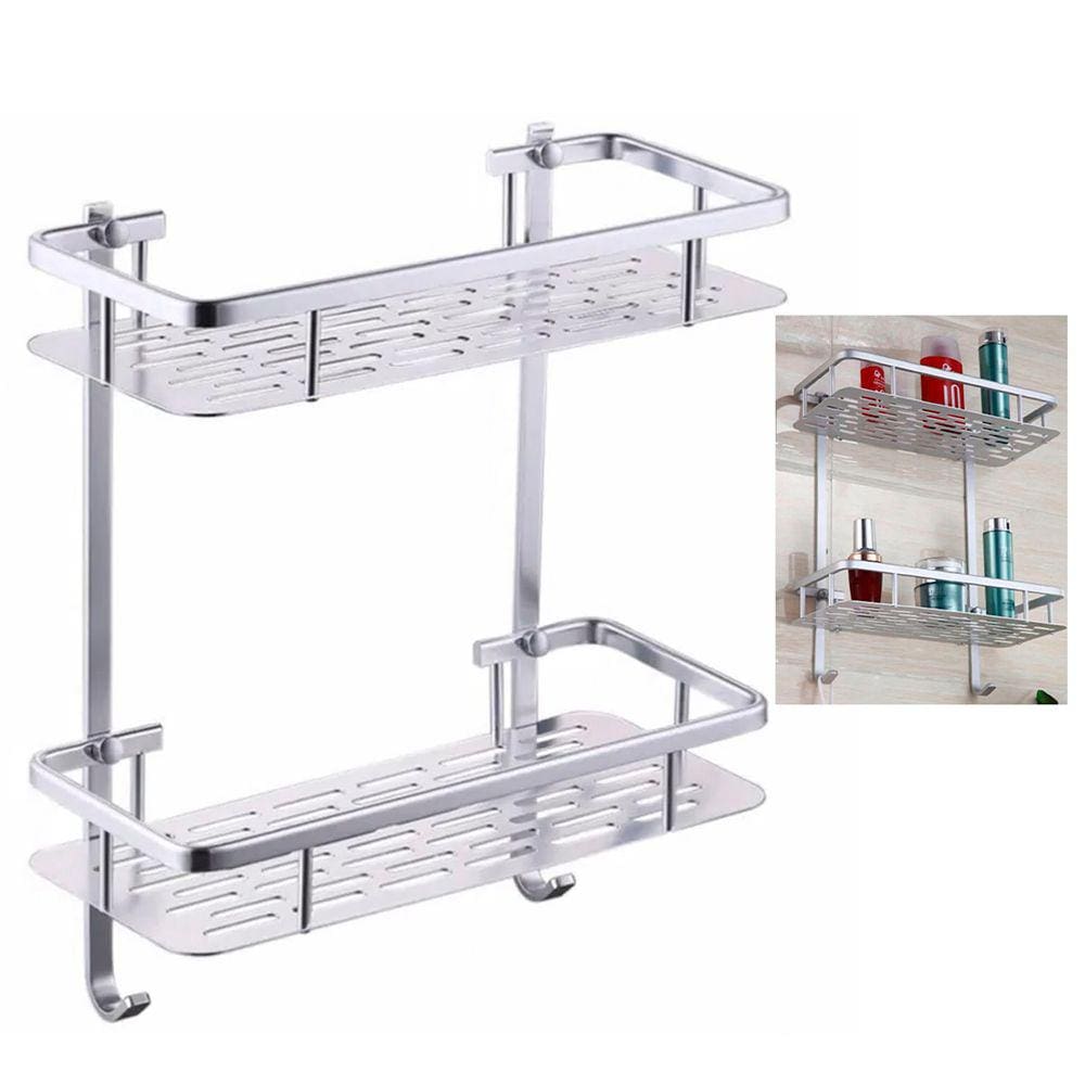 Porta Shampoo Sabonete Condicionador Suporte Organizador Aluminio Resistente Box Banheiro Chuveiro