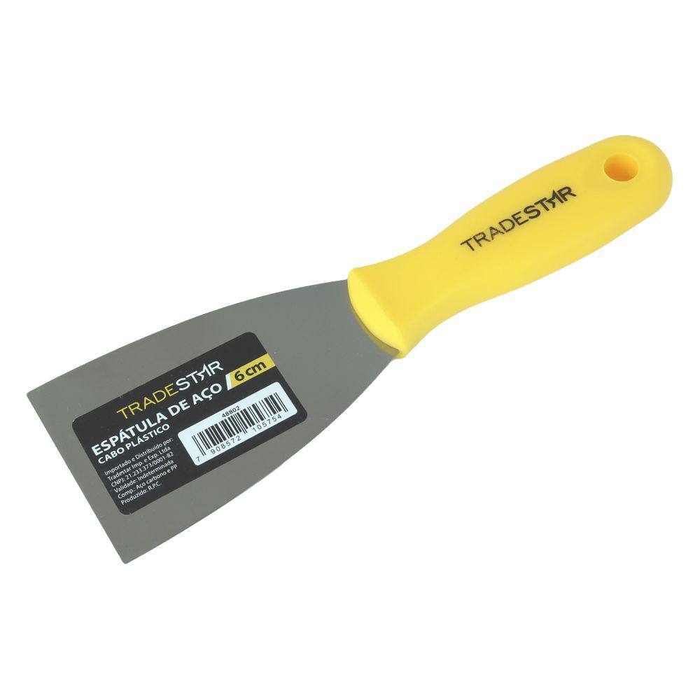 Espátula 6 cm Multiuso P/ Pintor Gesso Drywal Tradestar