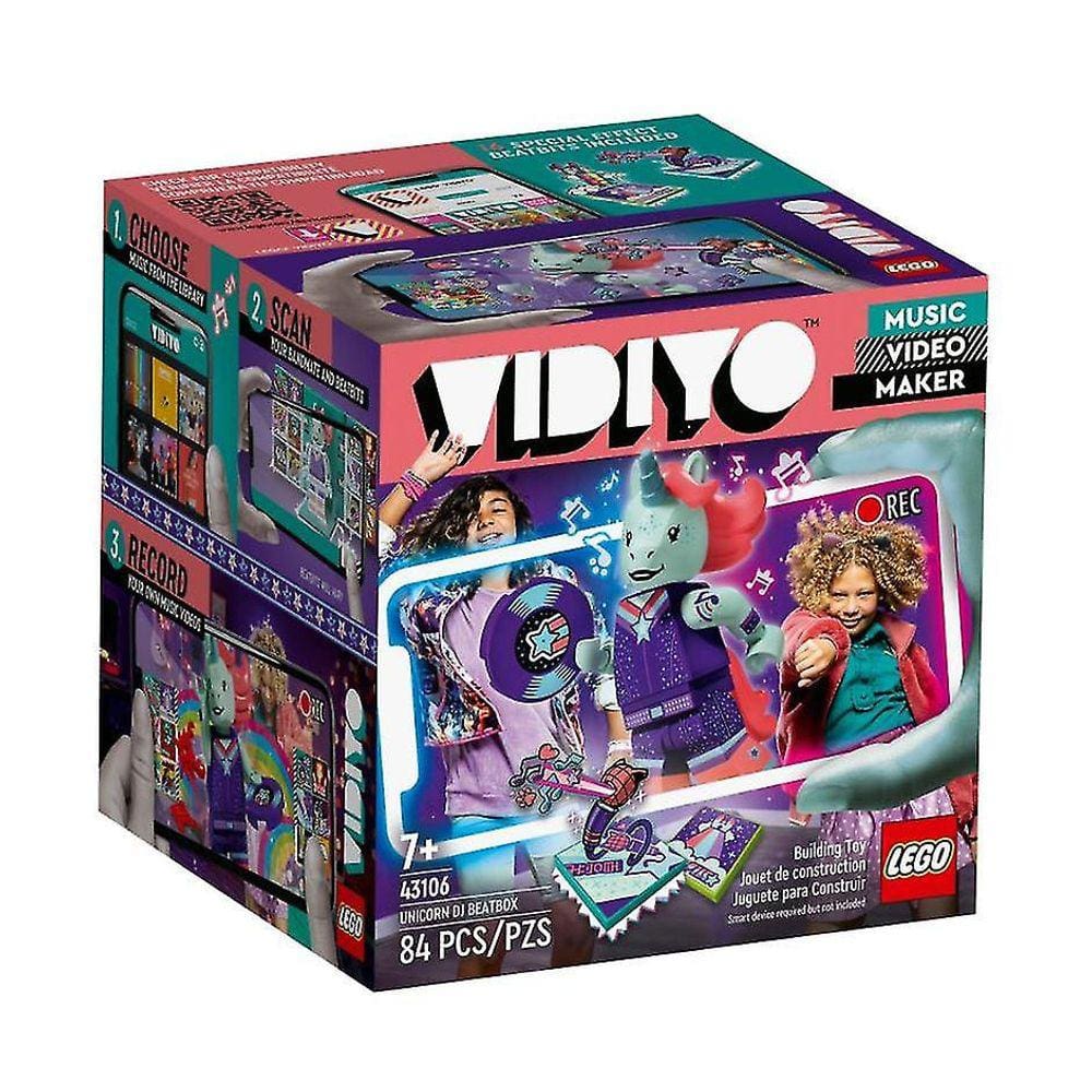Brinquedo LEGO Vidiyo Unicorn DJ BeatBox 43106 com aplicativo para crianças