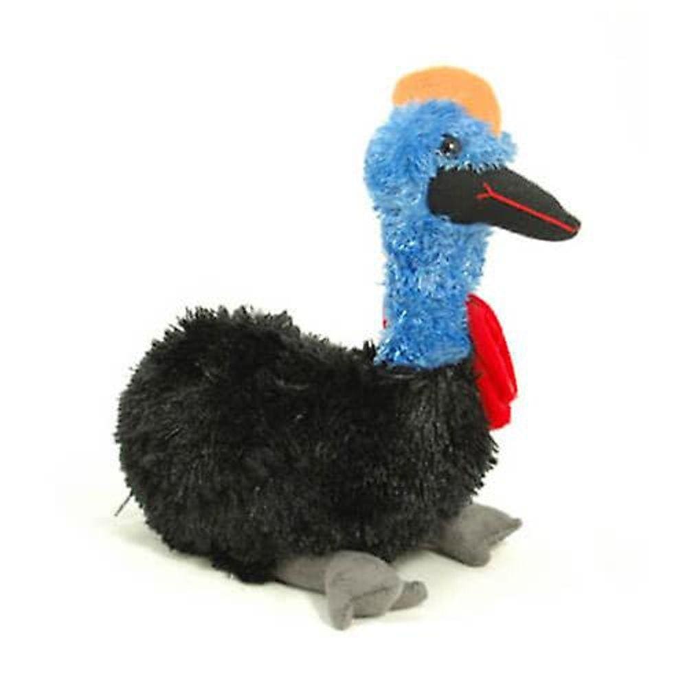 Brinquedo de pelúcia Cassowary 26cm - Preto