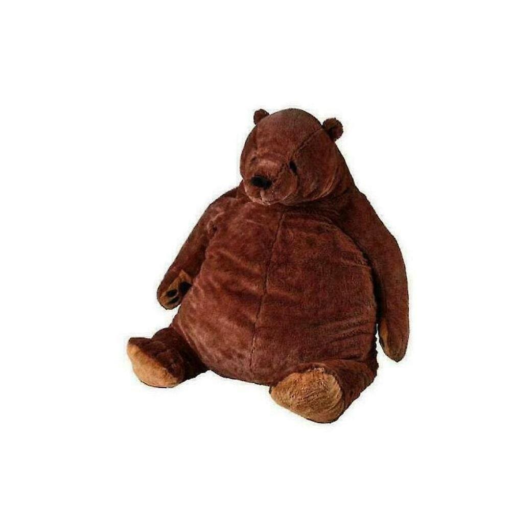 Ursinho de pelúcia de simulação gigante de bicho de pelúcia 60 cm marrom