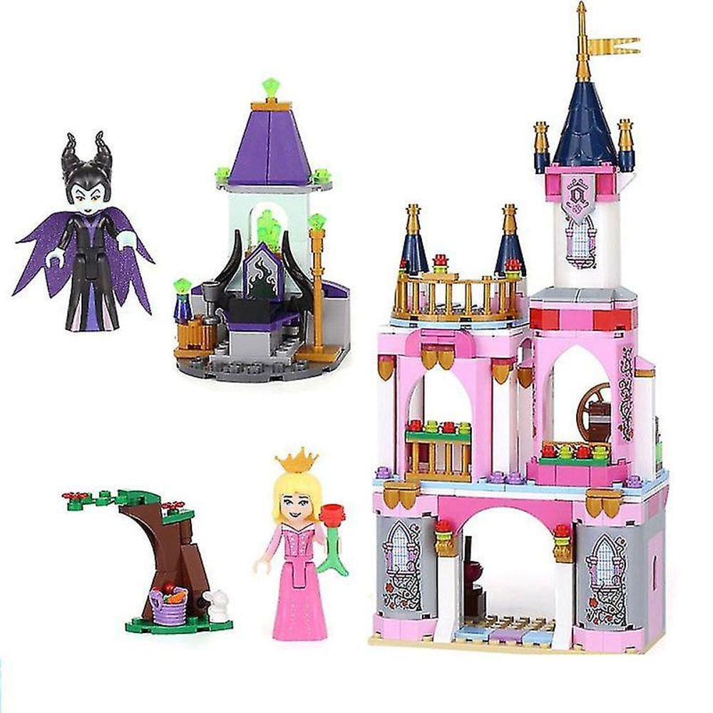 Blocos de construção Castle Sleeping Beauty Fairy Tale com 2 bonecos