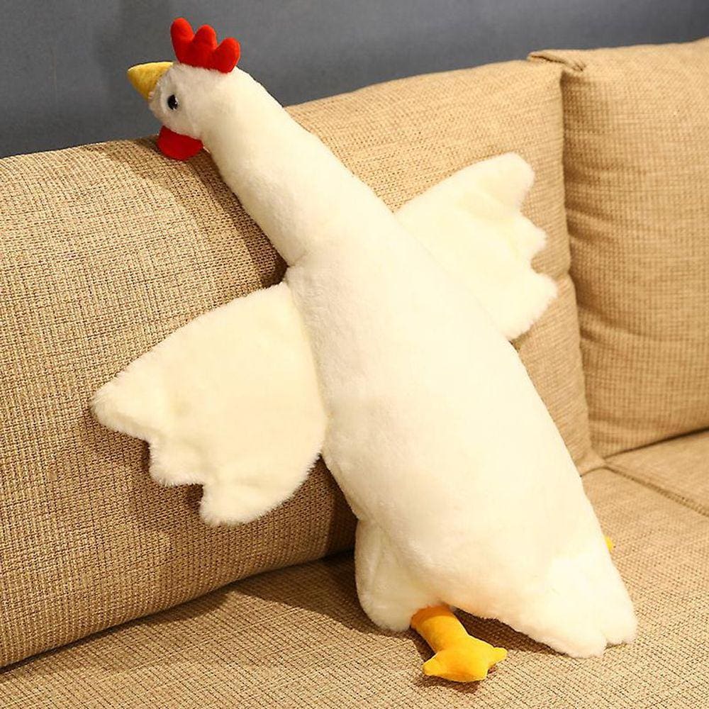 Almofada macia de pelúcia Giant Kawaii Duck Daze Yellow Duck