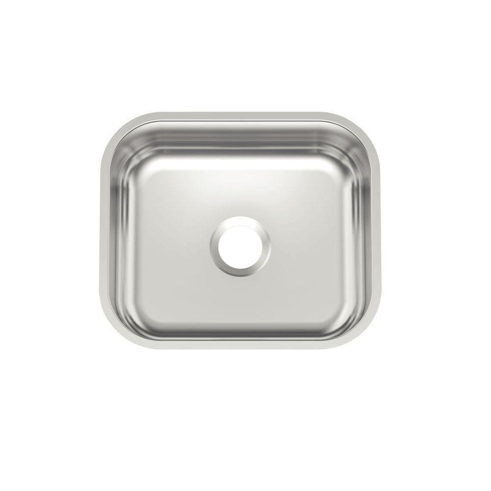 Cuba N.0 Tramontina Lavínia 40 Bl Standard Em Aço Inox Polido 40 X 34 X 14,5 Cm Sem Válvula
