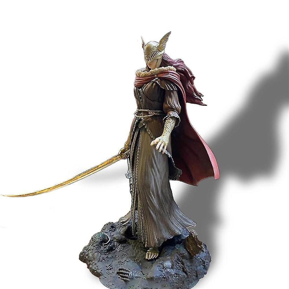 Estátua Elden Ring Valkyrie, escultura, ornamento de figura, 17,5 cm