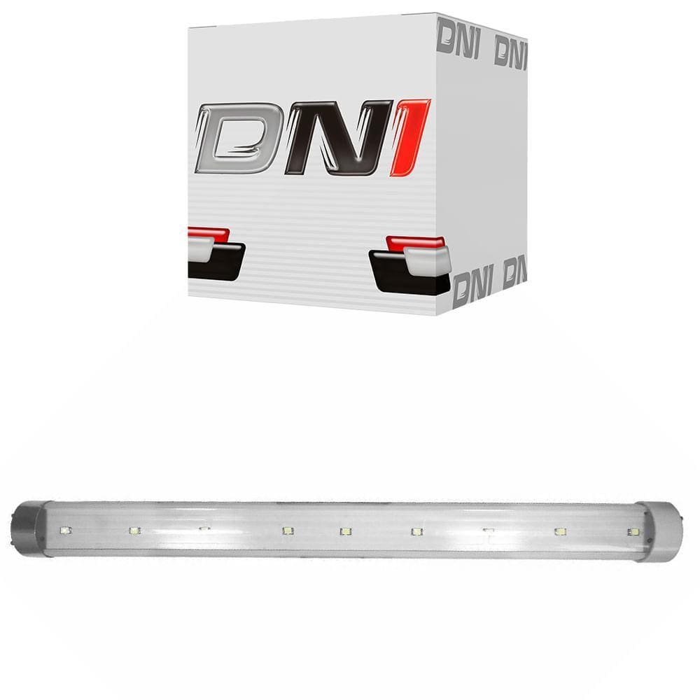 Lâmpada Led Luz Branca Tubular 6000K 12/24V 2W 9 LEDs SMD