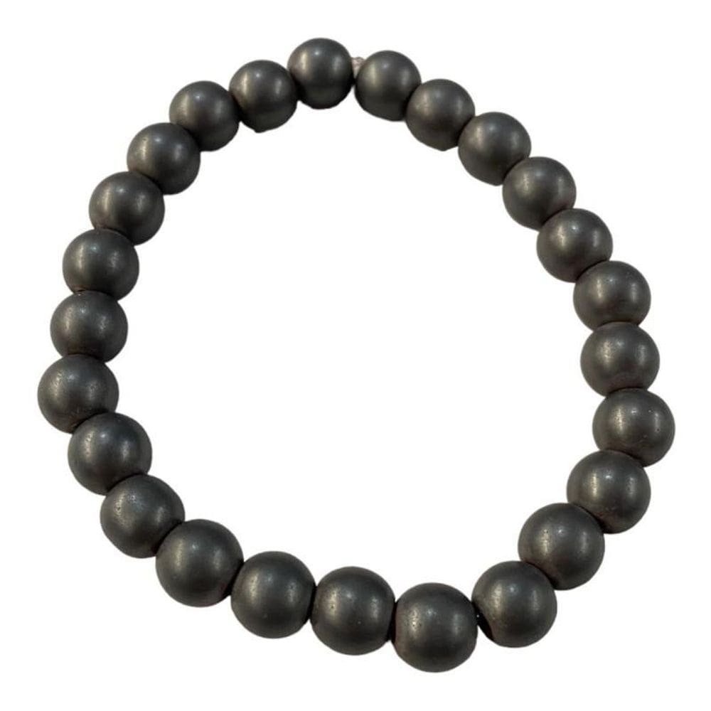 Pulseira Pedra Natural Hematita Amuleto