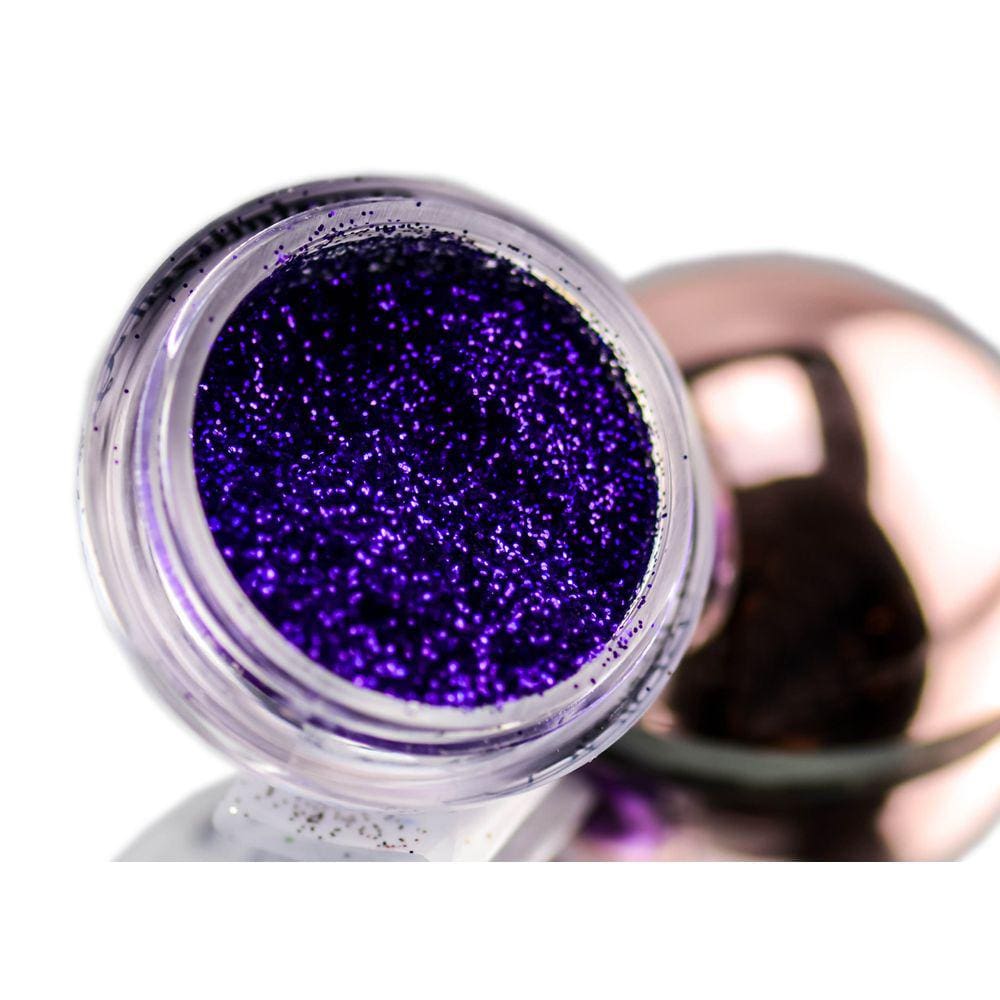 Chuva roxa cristalizada Glitter La-splash