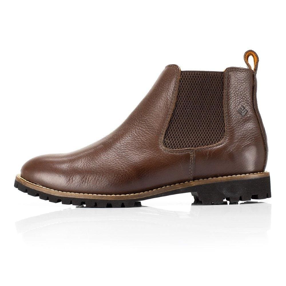 Bota Botina Cano Curto Feminina Chelsea Couro Elastico Trabalho Confortavel Resistente