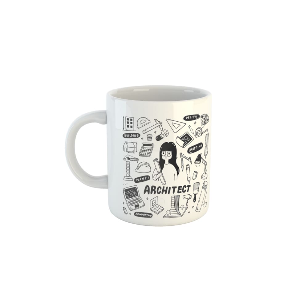 Caneca Profissao - Arquitetura - Mulher C922
