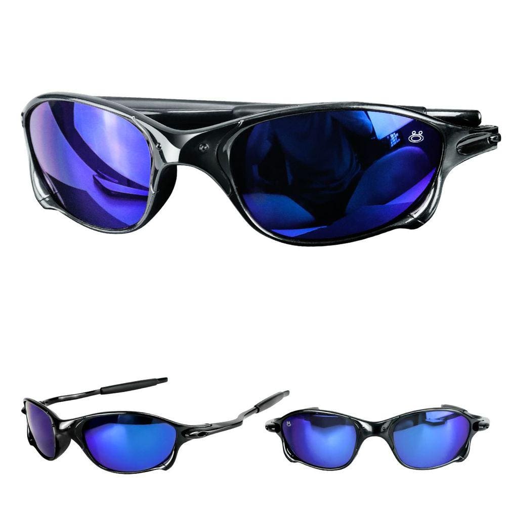 oculos sol juliet proteção uv mandrake masculino + lupa + case