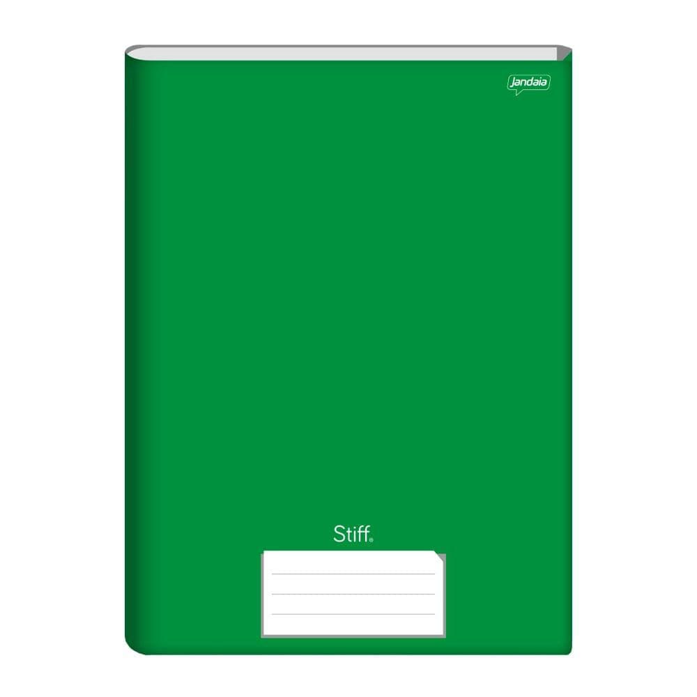 Caderno Brochura Jandaia 1/4 Verde 48 Folhas