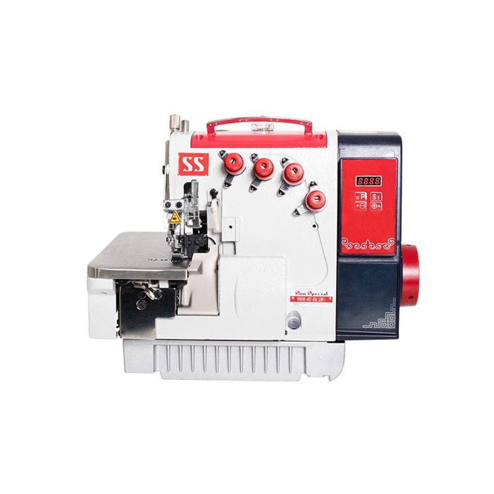 Máquina Costura Industrial Overlock Ponto Cadeia SS65D-4ST-ES 220V - Sun Special