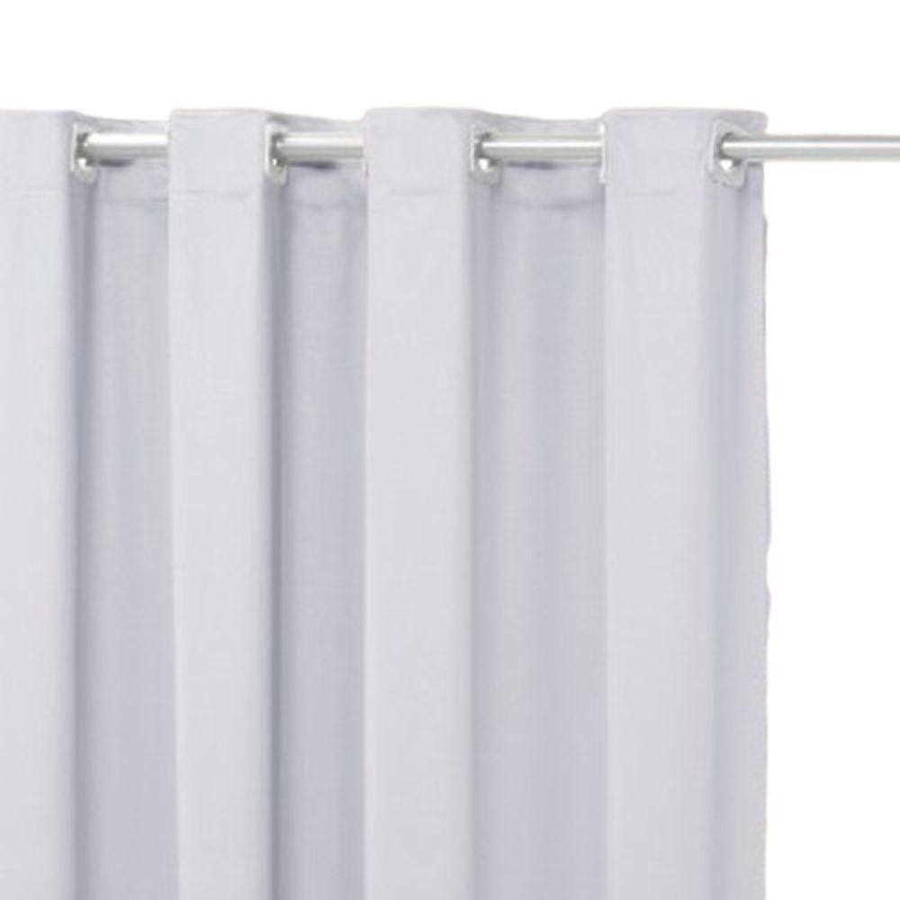 Cortina 2,80x1,30 Sala Quarto Cozinha Blackout Corta Luz Cor:gelo