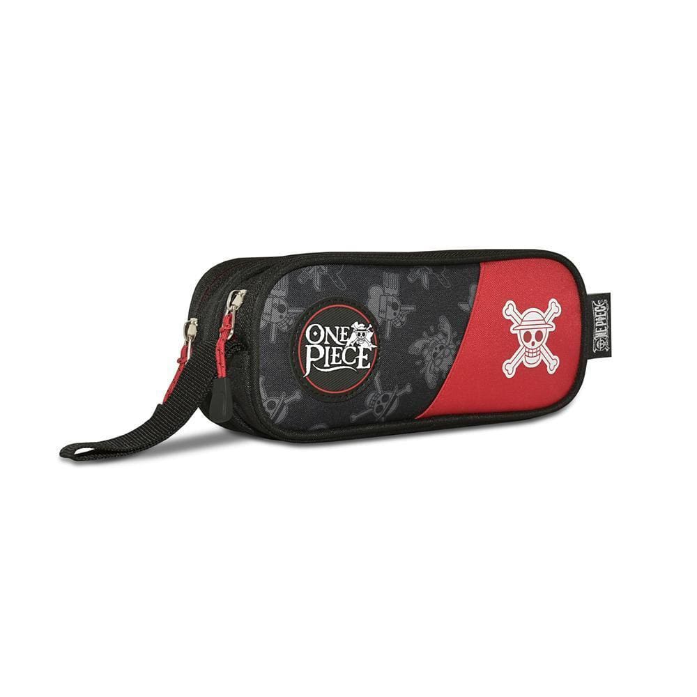Estojo One Piece Escolar Duplo  Luffy Licenciado
