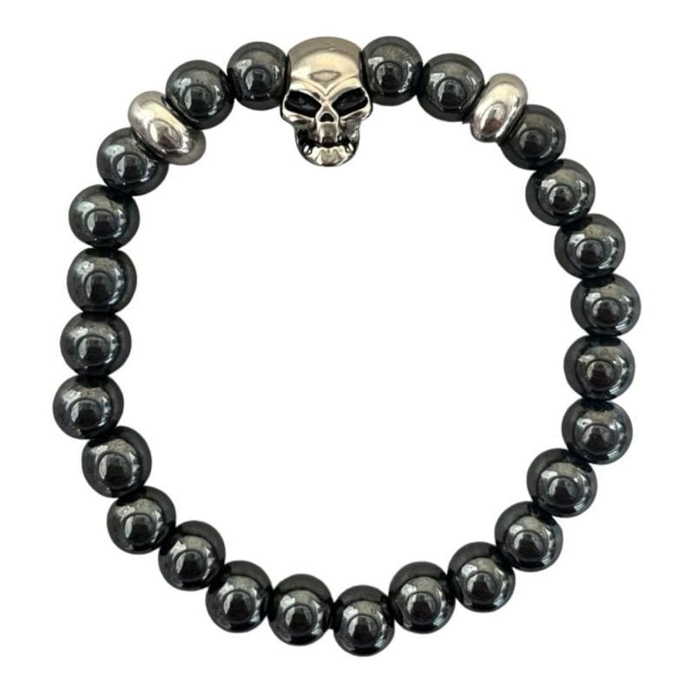 Pulseira Pedra Natural Hematita Amuleto