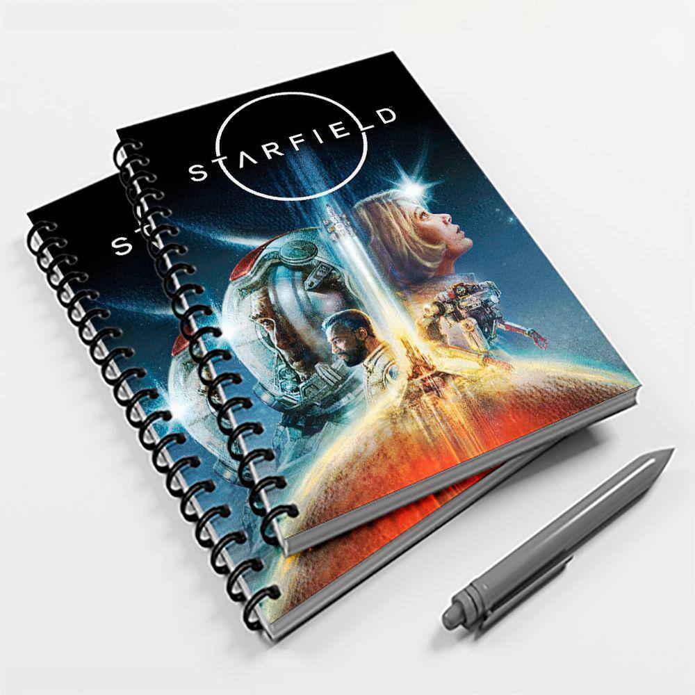 Caderno Universitário 200 fls 10 Mat. Gamer Starfield